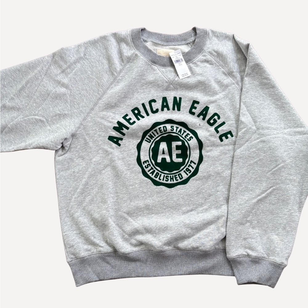 American Eagle Outfitters Women’s Gray Crewneck Sweatshirt